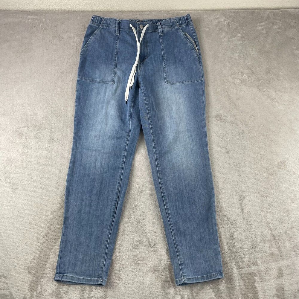 Judy Blue Clearwater Jogger Women 15/32 Blue Wash High Rise Straight Fit NWOT